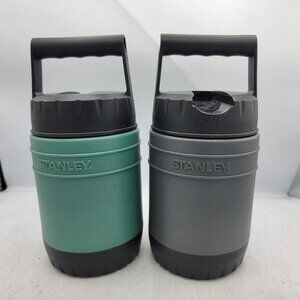 Stanley Classic 10oz Thermos Set Green Gray Insulated Leak Proof Portable Handle